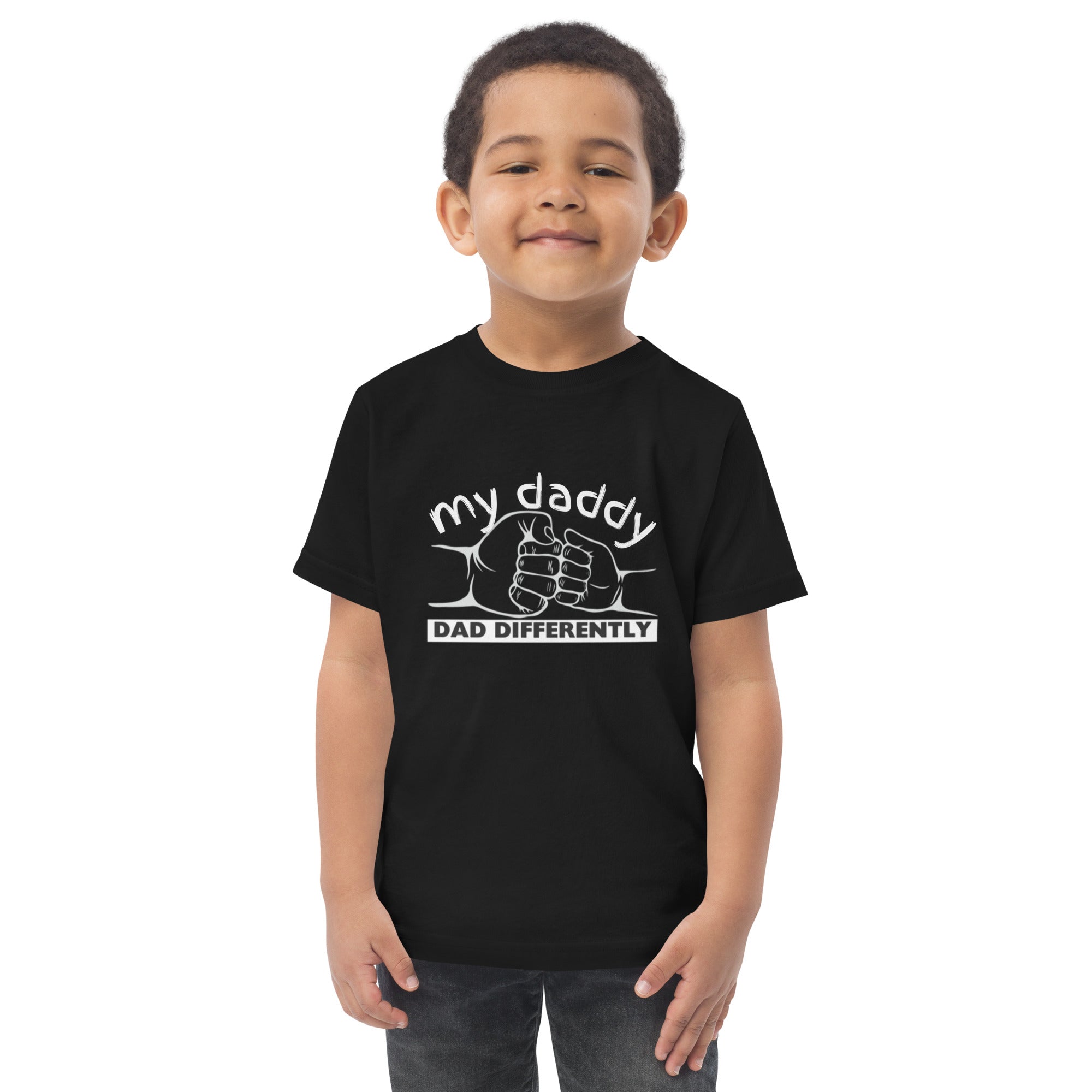 Toddler jersey t-shirt My Daddy Dads Differenly